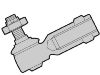 наконечник    Tie Rod End:527055