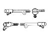 наконечник    Tie Rod End Kit:45040-69070X